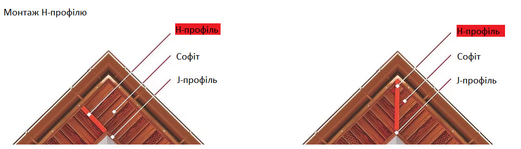 Софіт Бриза J-профіль
